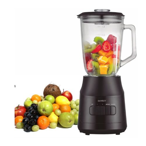 LICUADORA 1.0LTS JARRA DE PLASTICO NEGRA SANKEY