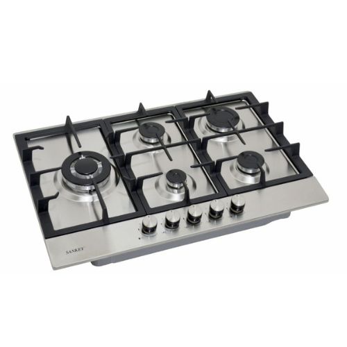 ESTUFA A GAS EMPOTRABLE 30" 5Q ACERO INOXIDABLE SANKEY