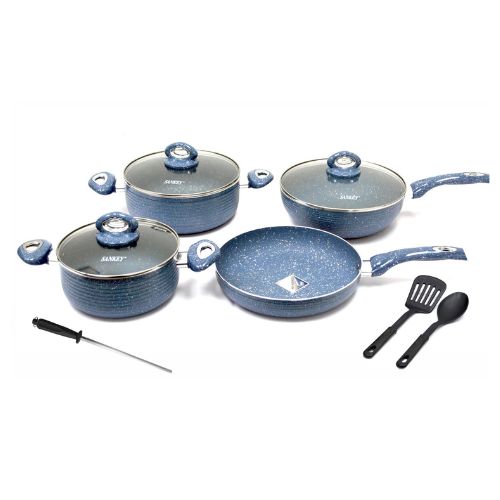 JUEGO DE OLLAS 10 PIEZAS BLUE SANKEY