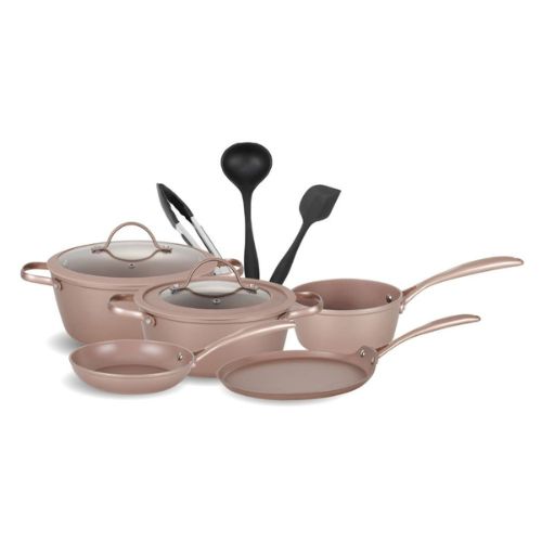 JUEGO DE OLLAS 10 PIEZAS CREAM SANKEY